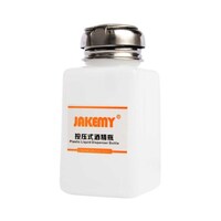 Picture of Jakemy Plastic Liquid Dispenser Bottle, 180Ml, White
