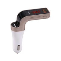 Picture of Carg7 Usb Car Charger, 10cm, Gold & White