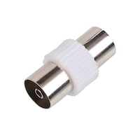 Picture of Rkn Female Socket To F Coaxial Coupler Adapter, 2.5 X 1Cm, Silver