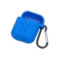 Picture of Rkn Apple Airpods Protective Silicone Case Cover With Carabiner, Navy Blue