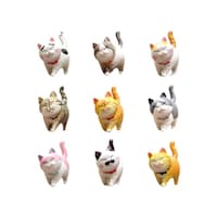 Picture of Rkn Electronics Cute Cat Animal Figure Set, Set Of 9Pcs