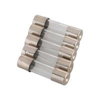 Oshtraco Replacement Fuse Set, Set Of 5Pcs, 20Mm, Clear & Silver
