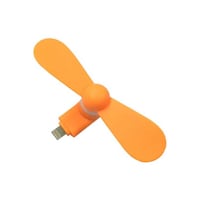 Rkn Mini Mobile Fan Mini Usb Fan For Iphone/Ipad, Orange