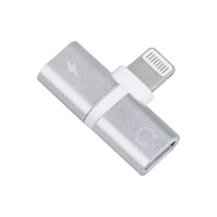 Picture of Dfsp 3 In 1 Iphone Double Lightning Audio & Charge Splitter Adapter