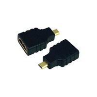 Picture of Rkn Electronics 2-Piece Micro Hdmi Male To Hdmi Female Adapter, Black