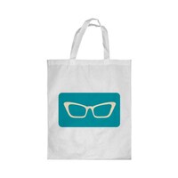 Picture of Rkn Glasses Printed Shopping Bag, White, 25 X 20Cm