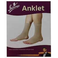 Picture of Flamingo Ankle Support Anklet Pair, Beige