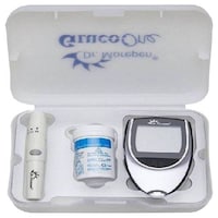 Picture of Dr. Morepen Glucometer, Gluco One-BG-03, Black and Grey