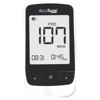 Picture of AccuSure 4th Generation GDH FAD Enzyme Glucometer with 50 Strips