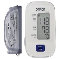 Omron Health Blood Pressure Monitor, HEN-7121+MC-246