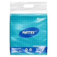 Picture of Romsons Mattey Underpads Sheets for Laying On Bed, 40 Pcs, Set of 4, L 
