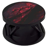 Picture of Eggshell Matt Finish Mobile Back Holder, Red Stone Abstract