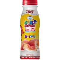 Picture of Lactel Loko Moko 1.5% Fat Omega 3 Peach Yoghurt Drink, 185g