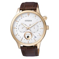 Citizen Eco-Drive Sapphire Japan Men's Elegant Leather Watch