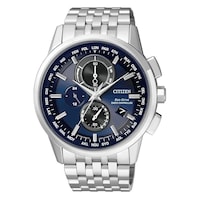 Picture of Citizen Eco-Drive Global Radio Controlled Chrono Sapphire Men's Watch