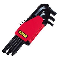 Picture of Stanley Ball Hex Key Set, 1.5 - 10mm, Set Of 9 Pcs