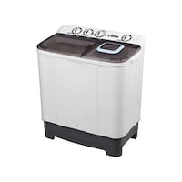 Picture of Nobel Twin Tub Semi Auto Washer, 10kg, 380W, NWM1202, Light Grey
