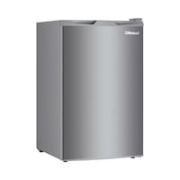 Nobel Single Door Inox Refrigerator with Defrost Function, NR135RS, 90L, 220W, Grey