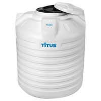 Sintex Titus Triples Layer Water Tanks, CCTS-0100-01, White, 1000 liter