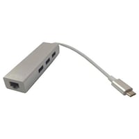 Jinali USB C to Giga Lan and USB 3.0 3 Port Hub
