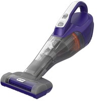 Black & Decker Cordless Dustbuster Handheld Pet Care Vacuum, Purple & Grey