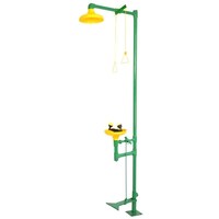 Picture of Creative Engineers Safety Shower with Eyewash Fountain, Green, CESS8