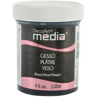 DecoArt Media Gesso, Black, 118ml