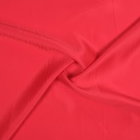 Deepa's Armani Crep Satin Fabric, 23 Meter - Red