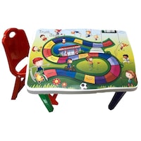 Picture of Kuchikoo Gaming Table with Chair, Multicolour