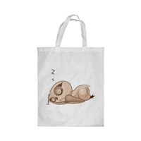 Picture of Rkn Cartoon Owl Printed Shopping Bag, White Small 25 X 20 Cm, RKN16281