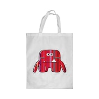Picture of Rkn Cartoons Printed Shopping Bag, White Small 25 X 20 Cm, RKN16349