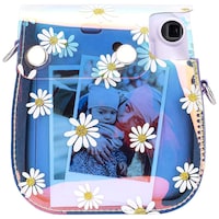 Shopizone Transparent Protective Camera Case Bag, Daisy Pattern 