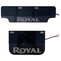 Picture of Green LED Number Plates for Royal Enfield Bikes, Set of Front and Rear