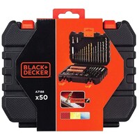 Picture of Black Decker Drill And Screwdriver, A7188, Set of 50 Pcs