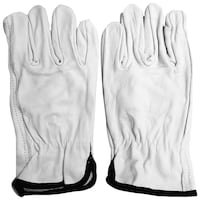 Picture of Argon Leather Industrial Hand Gloves, White, 2 Pcs