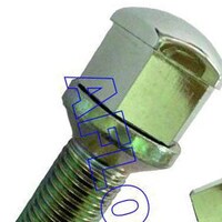 Picture of Aflo High Tensile Wheel Bolts 01, Golden