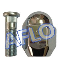 Picture of Aflo Hardware Wheel Nut & Bolts 10, Golden and Silver