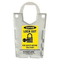 KRM Loto 10-Piece Safety Before You Start Display Tag Holder, Large