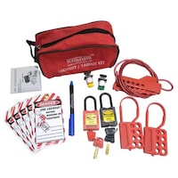 Picture of KRM Loto Osha Lockout Tagout Pouch Kit, 915