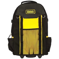Stanley Fatmax Backpack Tool Bag on Wheels, FMST514196, Yellow/Black