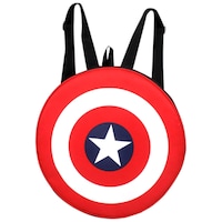 Picture of Avenger Captain America Casual Backpack, Red & Black