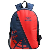 Picture of Auxter 30 ltr School Bag Casual Backpack, Blue & Red