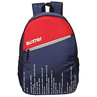 Picture of Auxter Matrix 30 ltr School Bag Casual Backpack, Blue & Red
