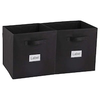 Picture of Double R Bags Multipurpose Cloth Storage Cube Box, Pack of 2