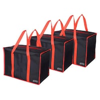 Picture of Double R Bags Multipurpose Storage Bag with Zip and Strong Handle, Set of 3