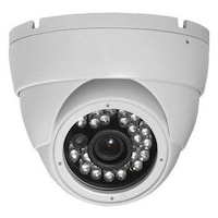 2MP CCTV Dome Camera, White, DC 12 V