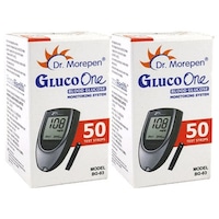 Picture of Dr. Morepen Blood Glucose Glucometer, Black and Grey