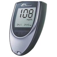 Picture of Dr. Morepen Gluco One Meter Glucometer, Grey