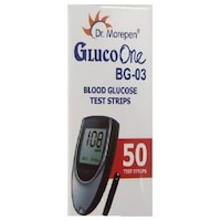 Picture of Dr. Morepen Gluco One 50 Glucometer Strips, BG-03