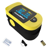 Picture of ChoiceMMed Pulse Oximeter, MD300C20 - NMR, Yellow